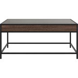  Stolić s beskonačnim LED svjetlima boja hrasta 90x50x41 cm | shoptok.hr