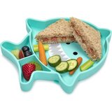 Melii Silicone Suction Plate krožnik s priseskom Shark 1 kos | Shoptok.si