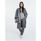 Tommy Hilfiger Grey Women's Woolen Winter Coat - Women  Cene