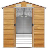  Vrtno spremište svjetlosmeđe 191 x 725 x 198 cm pocinčani čelik | Eponuda.com