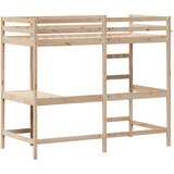 Krevet na kat s radnim stolom 90 x 200 cm od masivne borovine | Eponuda.ba
