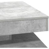  Klub stolić rotirajući za 360 stupnjeva, betonsko-sivi, 70x70x34,5 cm | shoptok.hr