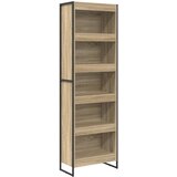 vidaXL Knjigovni omar 2 pcs Sonoma 60 x 30 x 189,5 cm Konstruiran les, (5000201081) | Shoptok.si