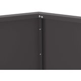 Sadilica 2 pcs Crna 100 x 100 x 80 cm Čelik | shoptok.hr