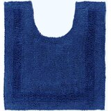 HOMESCAPES preproga contour wc iz bombaža, 50 x 55 cm - modra mornarsko modra, (5000161242) | Shoptok.si