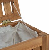  Košarica za rublje Prirodna 50 x 35 x 60 cm Čvrsto teak drvo | shoptok.hr