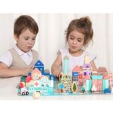ECO TOYS DRVENE EDUKATIVNE KOCKE CITY SA PODLOGOM 115 KOMADA | ePonuda.com
