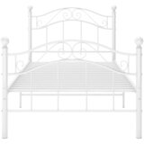  Okvir za krevet bijeli metalni 90 x 200 cm | Eponuda.com