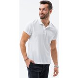 Ombre majice & polo majice moška polo majica (S1374WHITE) pisana | Shoptok.si