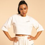 BeastPink ženska majica cropped serenity ivory | ePonuda.com