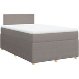Maison Chic Box spring postelja - Vzmetna postelja z vzmetnico taupe 120x190 cm blago SL4941, (21887618) | Shoptok.si