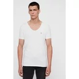 AllSaints Majica z dolgimi rokavi Tonic moška, bela barva