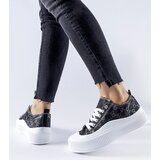 Gemre Black sneakers adorned with Cavi monogram | Shoptok.si