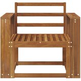  Set vanjskih sofa Čvrsto drvo akacije Prirodna | shoptok.hr