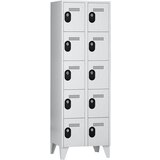 Wolf Omara s predelki z zaklepanjem, višina predelka 320 mm, VxŠxG 1850 x 600 x 500 mm, širina razdelka 300 mm, barva korpusa / vrat svetlo siva / sve | Shoptok.si