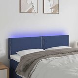  LED uzglavlje plavo 144x5x78/88 cm od tkanine | shoptok.hr