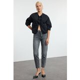 Trendyol anthracite High Waist Mom Jeans