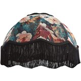 QAZQA Tekstilno senčilo za svetilko s cvetličnim vzorcem in belo notranjostjo 45/15/21,5 - Heritage | Shoptok.si