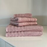  Peškir Bordura 70x140cm 550g/m2 Svetlo Roze boja Cene