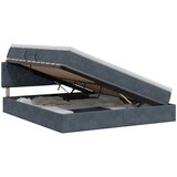  s od storage s uzglavljem Tamnosiva 160 x 200 cm Baršun | shoptok.hr
