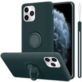 Cadorabo Ohišje, združljiv z Apple v tekoči zeleni barvi - zaščitni pokrov iz fleksibilnega silikona TPU z obročem, (20587308) | Shoptok.si