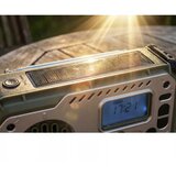  Kamperski radio sa ručnom kurblom i LED svetiljkom, funkcija power: 5V / 3×AAA / 2000 mAh, IPX4 | Eponuda.com