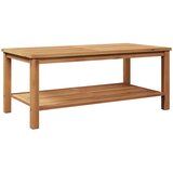  Kava Stol s pohranom Smeđa 110 x 55 x 45 cm Čvrsto teak drvo | shoptok.hr
