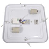  Plafonsko svetlo sa senzorom WILTON 2xE27/60W/230V 33x33 cm crno | Eponuda.com
