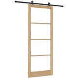  Klizna vrata ORKDAL 93 x 232 cm Masivna borovina i staklo | shoptok.hr