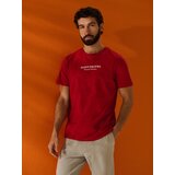 Sinsay Pamučna majica s natpisom Saint-Tropez | shoptok.hr