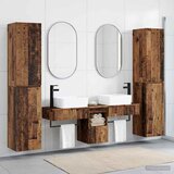  Set namještaja za kupaonicu 5 kom. Staro drvo Smeđa 33 x 34,5 x 160 cm u