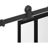  Klizna vrata s priborom 76 x 205 cm kaljeno staklo i aluminij | Eponuda.ba