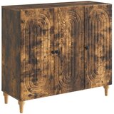 vidaXL Strani šal Dimljen hrast 89 x 34,5 x 80 cm Inženirski les, (5000217855) | Shoptok.si