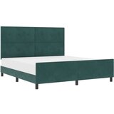  Postelja Temno Zeleno 180x200 cm Žamet, (22049410) | Shoptok.si