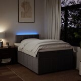  Krevet s oprugama i madracem smeđesivi 120 x 190 cm od tkanine | shoptok.hr