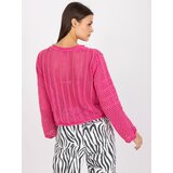 RUE PARIS Sweater-LC-SW-0228.21P-Dark Pink | Shoptok.si