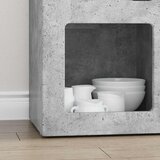  Kreveta Betonski sivi 59 x 35 x 80.5 cm Konstruirano drvo | shoptok.hr