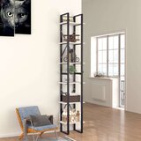 vidaXL Knjižna omara 6-nadstropna bela 40x30x210 cm iverna plošča, (20620586) | Shoptok.si