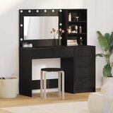  Toaletni stol Crna 78.5 x 41 x 135 cm Konstruirano drvo | shoptok.hr
