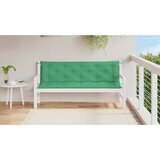  Jastuk za vrtnu klupu zeleni 150x(50+50)x7 cm od tkanine Oxford | shoptok.hr