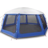  Šator za bazen s uklonjivim letvicama i mrežastim stjenkama Plava 690 x 690 cm | shoptok.hr