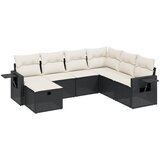  The Living Store Vrtna sedežna garnitura 7-delna z blazinami črn poli ratan - Vrtna Sedežna Garniture, (21452560) | Shoptok.si