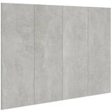 Maison Chic Posteljno vzglavje - Vzglavna omarica - Nočna omarica betonsko sive 120x1,5x80 cm konstruiran les, (21706783) Cene