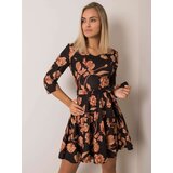 LAKERTA Dress-LK-SK-508307-3.75P-black-beige Cene