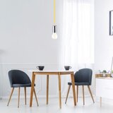  Napajajući kabl 1xE27/60W/230V žut/sjajni hrom | Eponuda.com