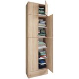 MID.YOU Omara Za Oblačila Lona Xxl, Hrast | Shoptok.si