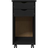  Mobilni ormar Crna 34 x 39 x 65,5 cm Masivna borovina | Eponuda.com