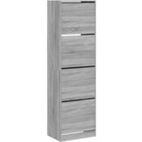 Furnova Omarica za čevlje s 4 predali siva sonoma 60x42x204 cm, (21954697) | Shoptok.si