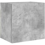 vidaXL Stenske TV omarice 2 kosa betonsko sive 40,5x30x40 cm inž. les | Shoptok.si