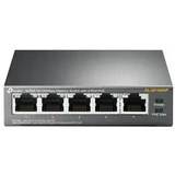 TL-SF1005P 5-portni 10/100Mbps Desktop prekidač sa 4-porta PoE+, 5 x 10/100Mbps RJ45 portova uključujući 4 PoE+ porta, 67W PoE napajanj